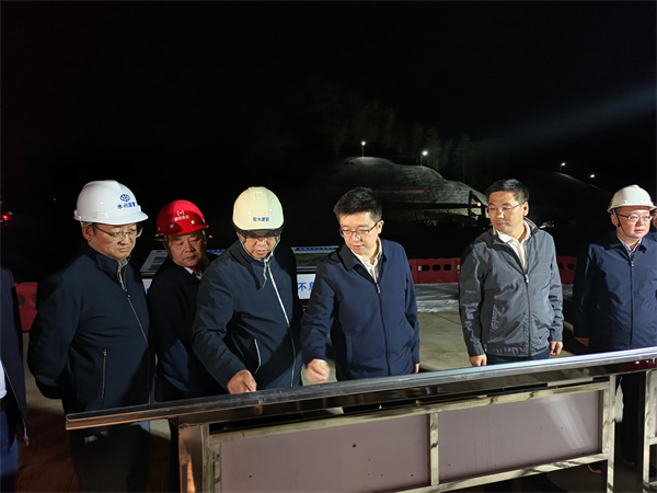 10月31日，汪凱書記，王奇勇縣長，洪董陪同何毅市長一行督導防洪工程項目.jpg
