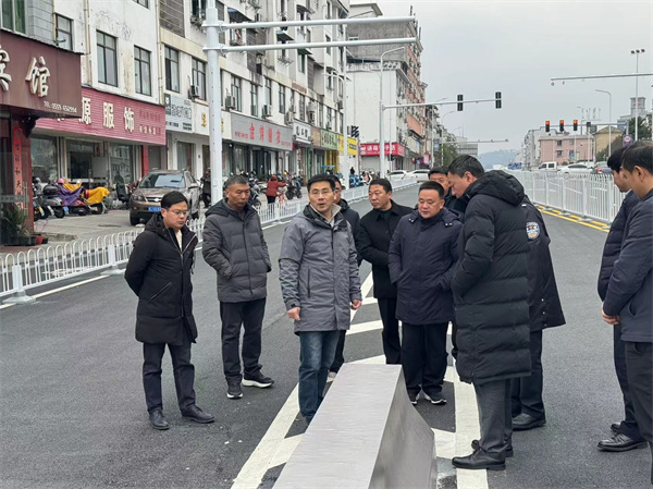 1月21日，洪董，張總陪同王奇勇縣長(zhǎng)一行調(diào)研新安路跨鐵路橋.jpg